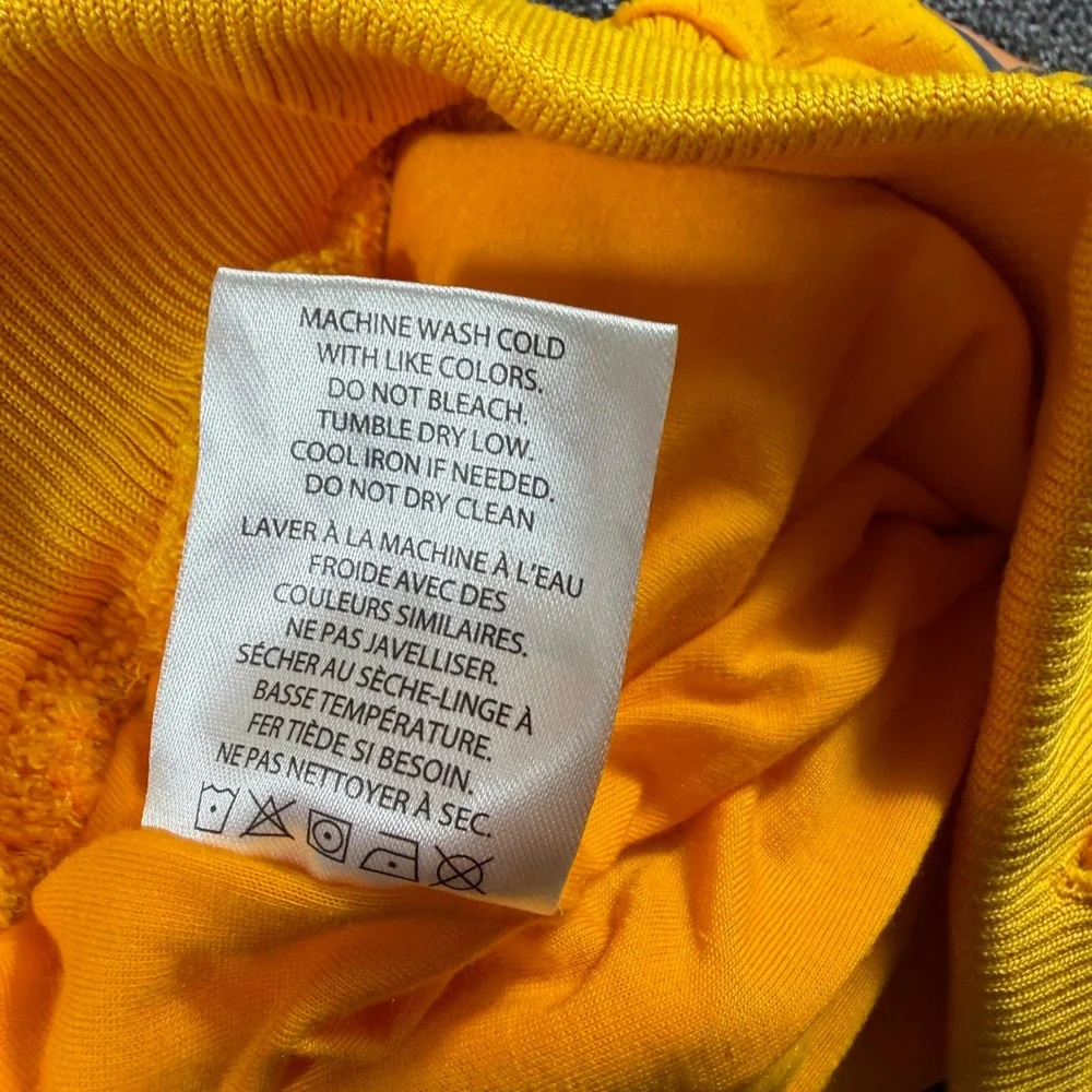 Just Don All City Mens XL Heavyweight Basketball Shorts Yellow Mesh JD Logo NWOT